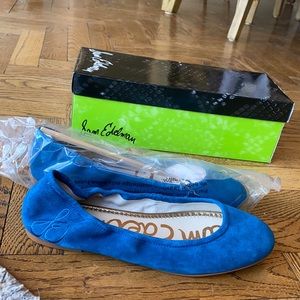 NWT Sam Edelman Fritz Blue Ballet Flats